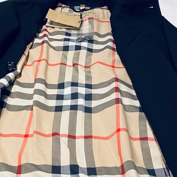 Burberry Navy Trench Coat - Picture 9 of 13